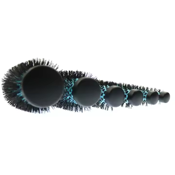 China Nano ceramic circle round nylon bristle brush Manufactory