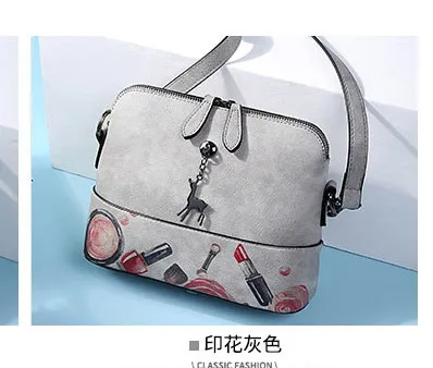 With a single shoulder shell bag