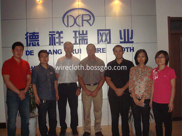 Our group photo with the customer