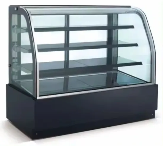 Mini Smart Size Table Top Cake Chiller Showcase Display Cabinet for Coffee Shop or Bakery Shop
