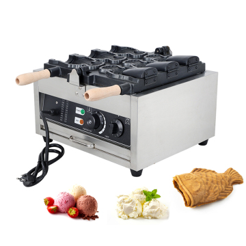 110V/220V Hot Professional Automatic Fish Waffle Maker Machine