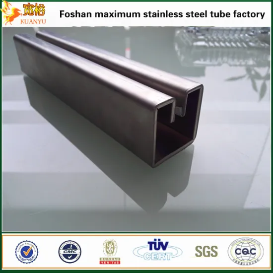 316l grade specialty shaped stainless steel tubing decorative tubes