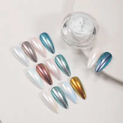 Customizable Moonlight Chrome Powder Nail Pigment for OEM & OD Nail Art Supplies