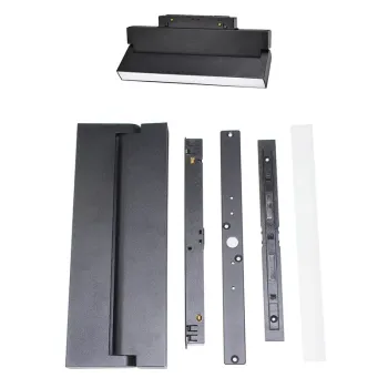 LEDEAST LSZF-12 12W DC48V Aluminum Folded LED Track Lighting Housing for Minimalist Indoor Design