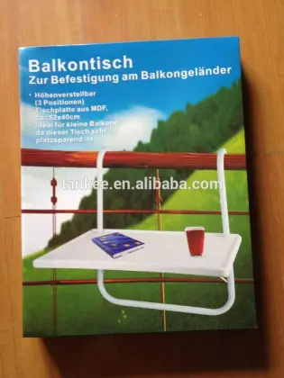 Balcony Table Foldable Hanging Drop-Leaf Furniture
