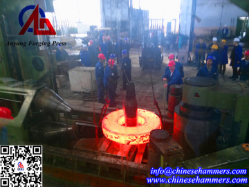 Flange Forging By Ring Rolling Machine