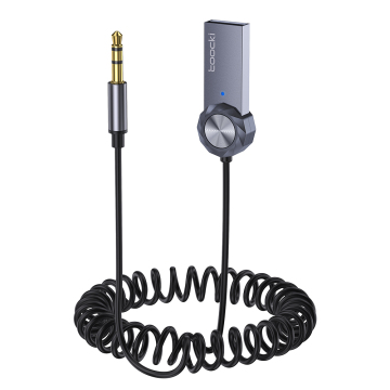 New Design Car Aux Bluetooth Adapter - Toocki OEM Bluetooth 5.1 Audio Transmitter Receiver
