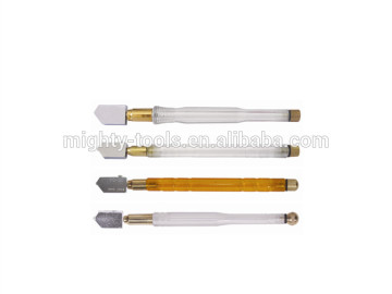 Plastic handle oil-injected roller glass cutter
