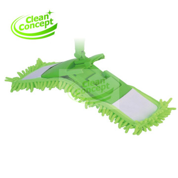 Flexible Household Chenille Clean Flat Mop DS-1201B