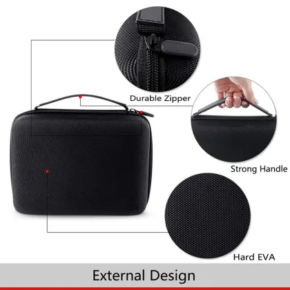 Custom Hard EVA Travel Storage Case with Thermometer for Braun Digital Ear Thermometer Thermo Scan