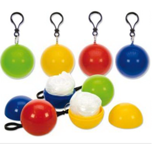 Poncho desechable de emergencia con pelota