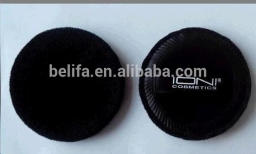 Round Double Stitched Satin Velour Powder Puff small size