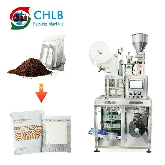 High Speed Automatic Powder Filter Drip Coffee Bag Packing Machine CB-G120