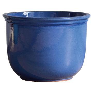 Vaso de flores de cerâmica de esmalte reativo