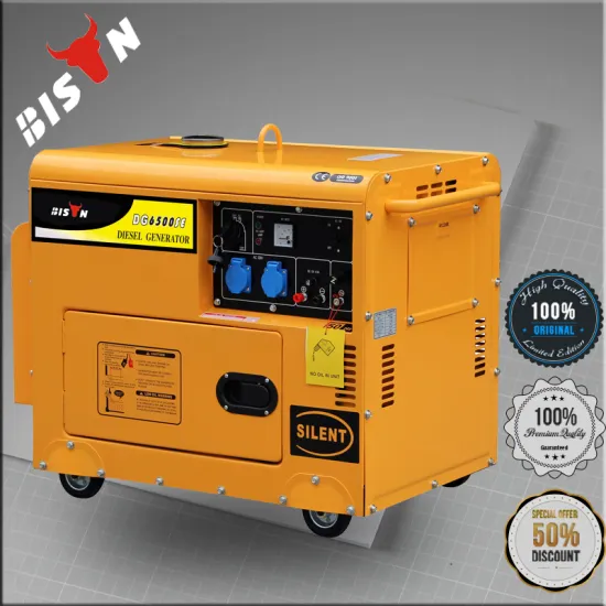 Bison China Zhejiang Air Cooled Direct Injection 5kw Diesel Power Kraft Generator