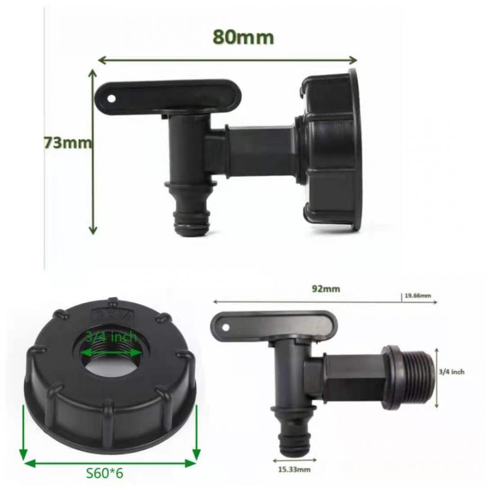 IBC Plastic Tap With 3/4'' Connector