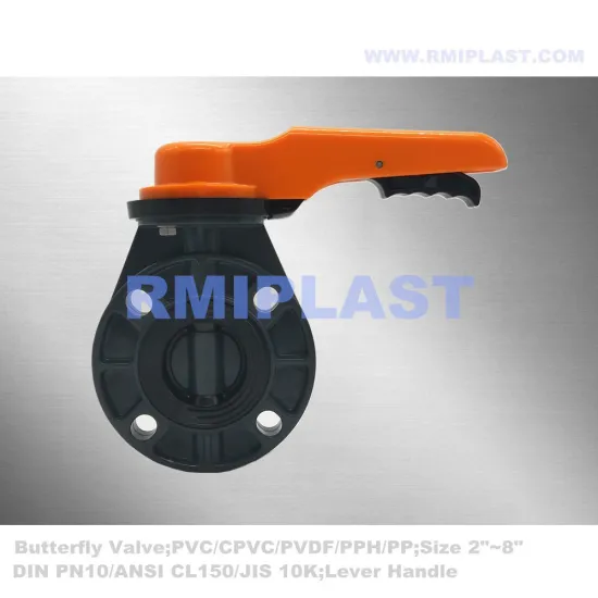 Butterfly Valve UPVC DN125 DN150 DN200 PN10