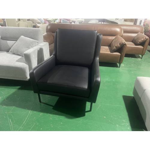 Luxueuse chaise salon en cuir pour le salon moderne