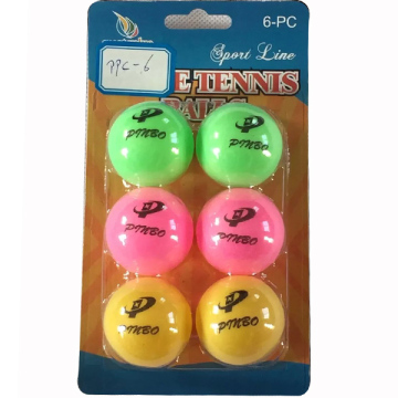 40mm OEM Colorful Plastic Beer Pong Balls For Games, Practice, Carnival Challenges