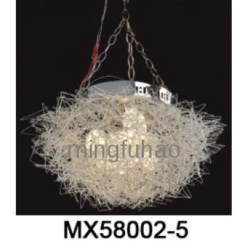 Guest room crystal&aluminum ceiling lamp