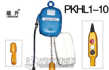 Chain block applied on rigging equipment