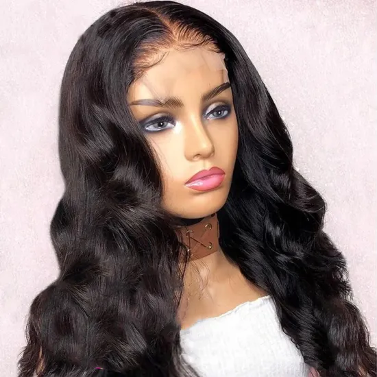2021 Hot Selling 4x4 Lace Closure Body Wave Good Quality Human Hair Wig Brazilian Hair Extension Wigs For Black Women In Stock