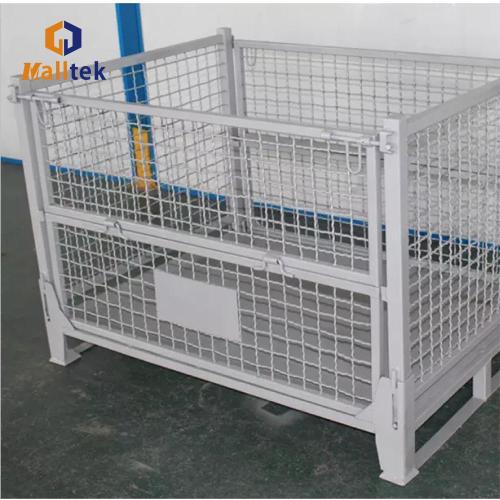 Galvanization Warehouse Transport Cage Hot/cold galvanization warehouse transport pallet cage Supplier