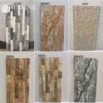 Chinese Supplier: 300x600mm Antique Art 3D Concave Convex Glazed Ceramic Outdoor Porcelain Tiles