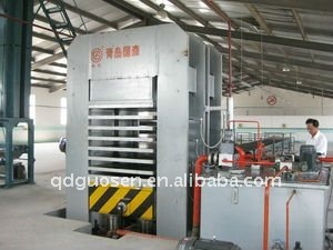 hot press machinery for fireproof board