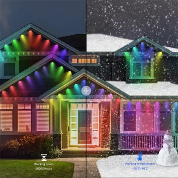 Outdoor Christmas Decorations: Waterproof RGB Pixel Point LED Lights
