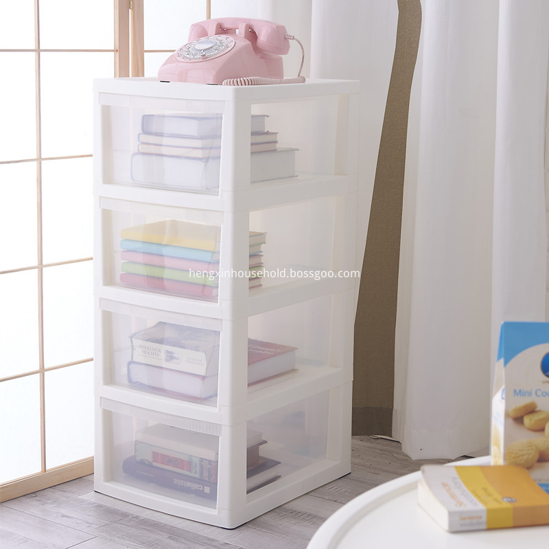 4 tier plastic storage