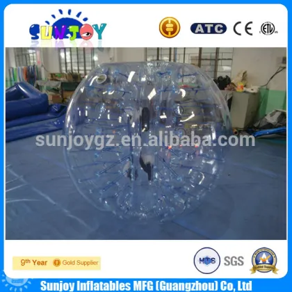 Outdoor inflatable human balloon, inflatable body ball, bubble glue balloon for sale
