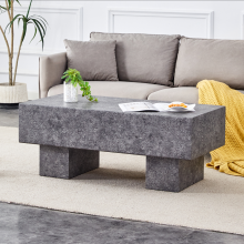 China Living Room Coffee Table with Panel Design Supplier