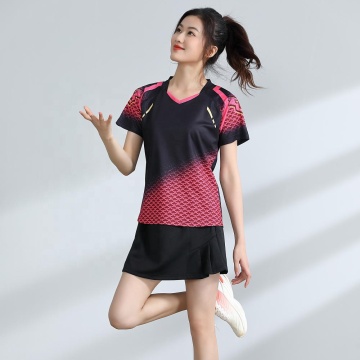 All Over Print Professional Polyester Jersey Uniform for Tennis, Badminton, and Volleyball - Sweat Absorption T-Shirt for Men and Women
