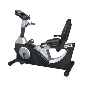 Máquina de cardio comercial reclinada bicicleta elíptica magnética