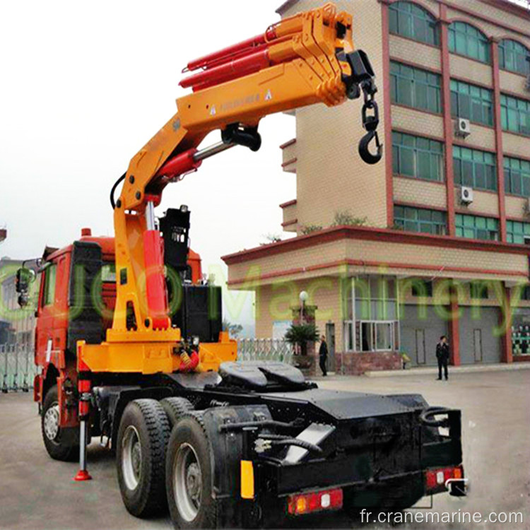 Camion monté par grue mobile hydraulique de 25 tonnes de vente de fabricant de la Chine