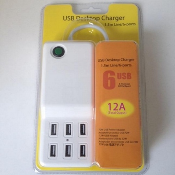 12V USB Wall Socket for Mobile Phone