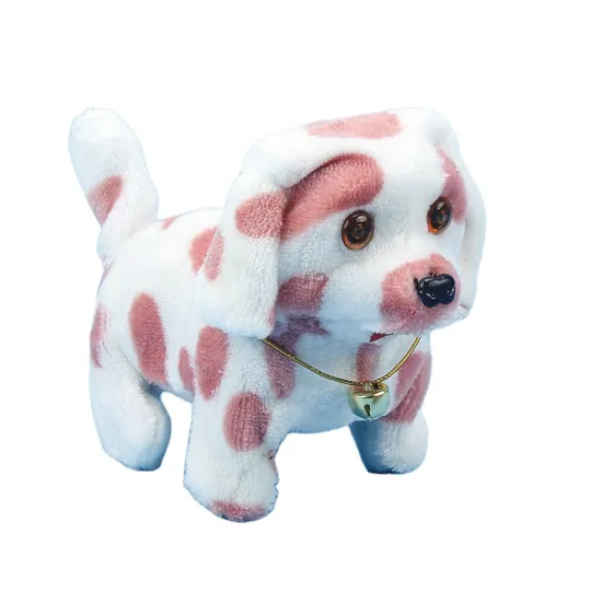 Manufacturer direct sales can customize children's electric toy dog plush toy dog baby battery dog pet toy stall creativity