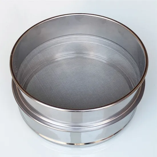 Stainless Steel and Brass 45/75 Micron Laboratory Sieve for Testing