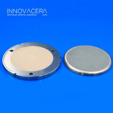 Innovacera CNC Aluminum Oxide Porous Ceramic Vacuum Chuck Table for Wafer Cleaning
