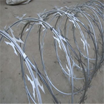 Hot Dipped Galvanized Razor Barbed Wire BTO-22