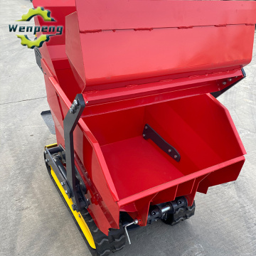 Mini Crawler Dump Truck 500kg Gasoline Hydraulic Dumper