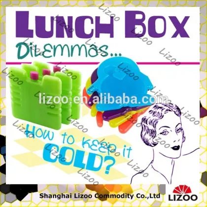 Slim ice packs for lunch bag