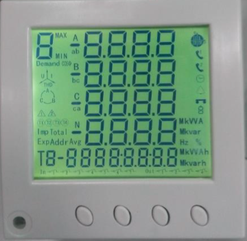 digital ammeter relay output ampere meter multifunciton panel meter power meter harmonic THD