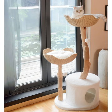 China Natural Cat Scratching Post House All-in-One Factory
