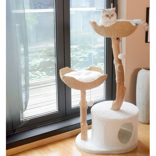 China Natural Cat Scratching Post House All-in-One Factory