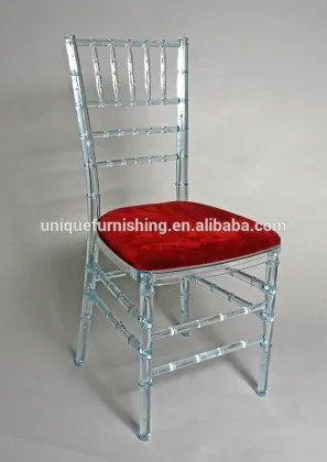 Gold Resin Tiffany Chair With Cushion For Sale