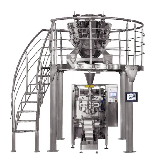 Automatic Multi-Head Weighing Machine for Bagged Food and Vegetables
