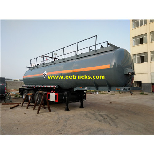 Tri-axle 32000L Hydrogen Peroxide Tanker Remolques