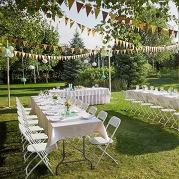 RTS TOP Wedding Chair Rental: White Plastic Folding Chairs for Weddings
